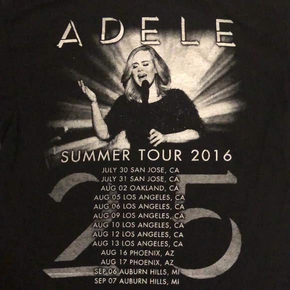 Adele concert t-shirt - Picture 4 of 4